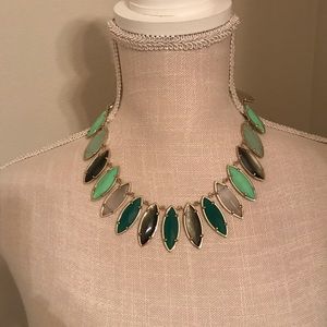 Kendra Scott choker style green necklace
